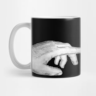 Modern Creation of Adam - Sketch Version Mug